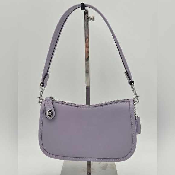 Coach Swinger 20 Leather Bag In Soft Purple